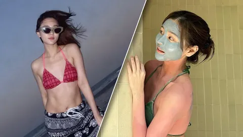 ออม สุชาร์ แซ่บซี้ดในชุดว่ายน้ำบิกินี อวดหุ่นสวยสะกดสายตา