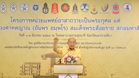 ปธพ.10 ผนึกกำลังจัดหน่วยแพทย์อาสาถวายพระกุศลแด่ "สมเด็จพระสังฆราช"