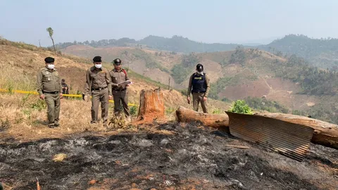 แก๊งค้ายาโหด ฆ่าเผานั่งยางหนุ่มสายลับ พบเหลือแต่ขี้เถา กองกระดูก