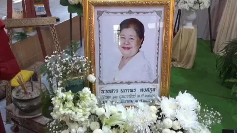 บิณฑ์-ไทด์ รับเป็นเจ้าภาพสวดศพป้าเขียด นภาพร ดาราอาวุโสวัย 77 ปี 