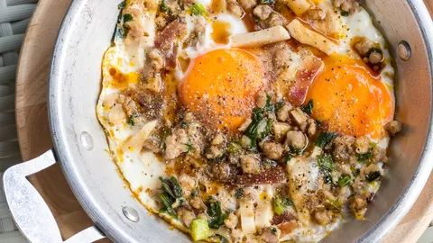 5 วิธีทำไข่กระทะสูตรเด็ด อาหารเช้าทำง่าย ประโยชน์เต็มคำ