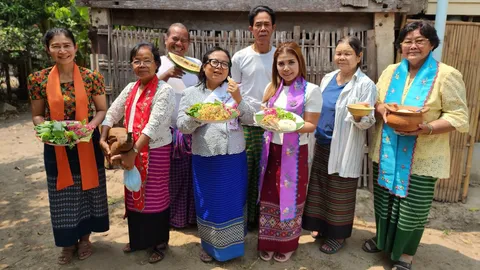 รู้จัก “อะว่อด เปิงกลอน” อาหารมอญหาทานยาก ของชาวมอญนครชุมน์ อ.บ้านโป่ง