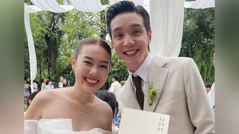 อดีตนักแสดงหนุ่ม ว่าน รัชชุ ควงแฟนสาวฉลองสมรสที่ไทย บรรยากาศสุดอบอุ่น
