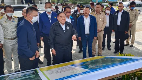 "ลุงป้อม" ฟิต ลุย 3 จ.ภาคใต้ "สุราษฎร์-ชุมพร-ระนอง" แก้น้ำท่วม-น้ำแล้ง 