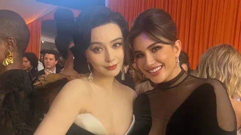 สวยเต็มตา ปู ไปรยา จิกซีทรูดูมดูม ปาร์ตี้ฉลองออสการ์ ประกบตัวแม่ ฟ่านปิงปิง