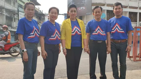 "เจ๊หมวย" นำทีม 5 ผู้สมัคร รทสช. ลงสู้ศึกเลือกตั้งชิงเก้าอี้ ส.ส.ปทุมธานี 