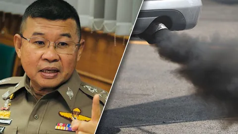 ยกระดับแก้วิกฤติฝุ่น PM 2.5 ผบ.ตร.สั่งทุกหน่วยคุมเข้มตรวจจับ รถควันดำ