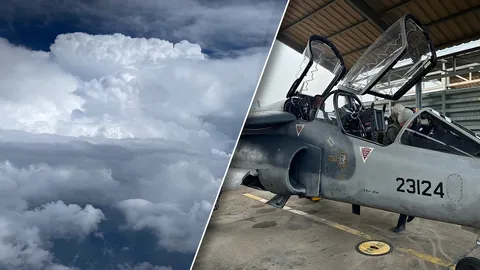 ทอ. ส่ง "อัลฟา เจ็ต" ปฏิบัติการบินทะลุเมฆ ยับยั้งพายุลูกเห็บเชียงใหม่ (คลิป)