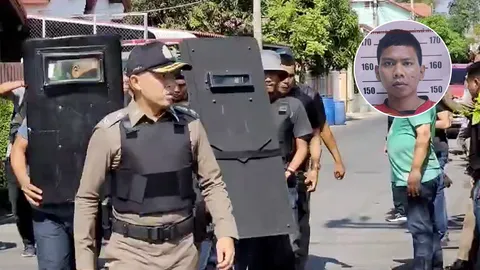 ด่วน ล้อมจับหนุ่มเพชรบุรี คลั่งไล่ยิงคนดับ 2 ศพ นายก อบต.บาดเจ็บ (คลิป)