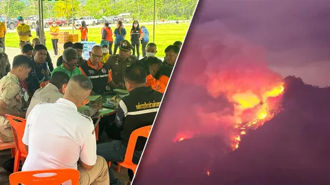 กำหนด 4 แผน ดับไฟป่า "เขาแหลม-เขาชะพลู" พร้อมทำแนวกันไฟเขาตะแบก