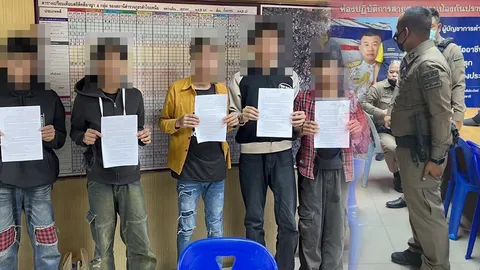 วัยรุ่นกุนขแมร์ สวมชุดทรงเด็กช่าง ตั้งแก๊งโชว์กร่าง สนั่นปากน้ำ 