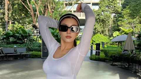 กุ๊บกิ๊บ สุมณทิพย์ อวดลุควันประชุมสบายๆ เสื้อบางมากจนโฟกัสผิดจุด