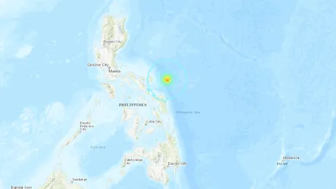 แผ่นดินไหว 6.2 เขย่าชายฝั่งฟิลิปปินส์ เตือนชายฝั่งระวังสึนามิขนาดเล็ก