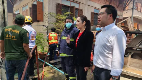 ดับได้แล้ว เพลิงไหม้กุฏิ วัดนวลจันทร์ "พลภูมิ-อ๋อม สกาวใจ" ยังเกาะติด