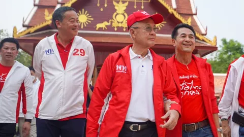 เลือกตั้ง 66 : “เศรษฐา” ปัด “ชัยเกษม” ป่วยหนักจนต้องกลับกทม. บอกแดดแรงเลยอ่อนเพลีย