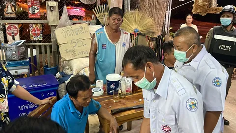 อดีต ส.อบต.กร่าง ควงอีโต้บุกฟัน ผญบ. ชาวบ้านห้ามถูกฟันหัวบาดเจ็บ