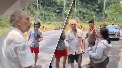 เอริค เตบูล ถูก นทท.รัสเซีย ขี่จยย.แหกโค้งแหลมสิงห์ ชนบาดเจ็บที่ภูเก็ต 