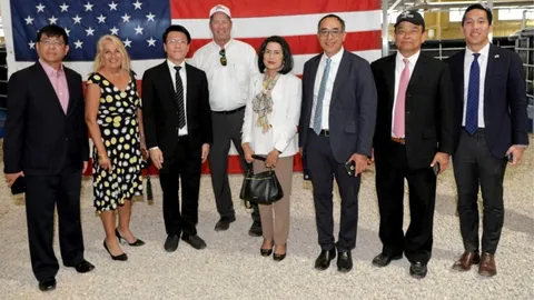 "ธานี แสงรัตน์" เป็นประธานเปิดฟาร์มกุ้ง Homegrown Shrimp USA ที่ฟลอริดา