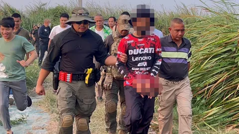 ตร.สมุทรปราการรวบมือหนุ่มคนใกล้ชิด ฆ่าปาดคอสาวโรงงานหมกห้องพักหวังชิงทรัพย์