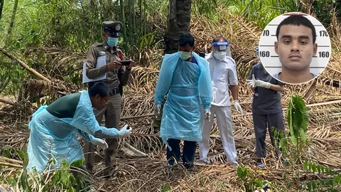 ยิง 6 นัดหมกศพในสวนปาล์มกระบี่ เร่งหา 2 เพื่อนซี้ หายตัวลึกลับ 