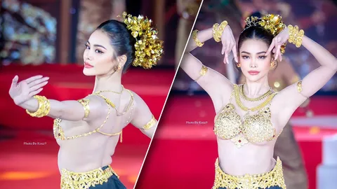 อิงฟ้า แซ่บอีกแล้วกับชุดตีกลองสะบัดชัย แฟนนางงามแห่ชมสวยตาแตกมาก