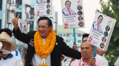 “สดใส รุ่งโพธิ์ทอง” สวมเสื้อ “รวมแผ่นดิน” ชนค่ายใหญ่ เขต 4 ปทุมธานี