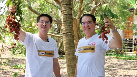 "เต้" ท้า "ลุงตู่-ลุงป้อม" ปีนต้นลิ้นจี่ ปีนี้ผลเยอะเพราะประเทศเปลี่ยนผู้นำ (คลิป)