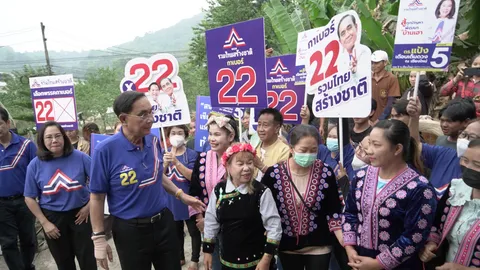 มากับฝน "ลุงตู่" ถึงม่อนแจ่ม ฟังปัญหาที่ดินทำกิน เมินโพล เปลี่ยนทุกวัน