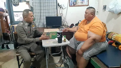 ช่วย "ดาบช้าง" ป่วยโรคอ้วน หนัก 218 กก. รพ.ตำรวจ เยี่ยม รักษาผ่าตัด (คลิป)