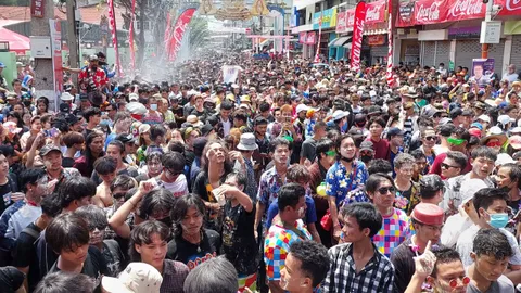ผู้การปากน้ำออกเยี่ยมกำลังพล รับมือสงกรานต์พระประแดง ย้ำขอให้เลิก 6 โมงเย็น