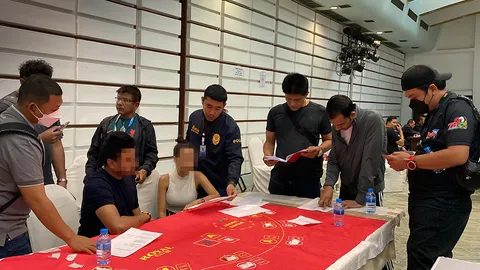 เค้นผัวเมีย เปิดบ่อนอินเดีย จ่าย 2.4 ล้าน อ้างไปเคลียร์ ยันไม่ใช่ ตร.