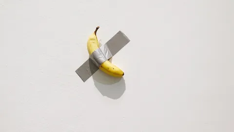 งานศิลปะ ‘กล้วยแปะเทป’ โดนผู้ชมกิน ขณะจัดแสดงในเกาหลีใต้