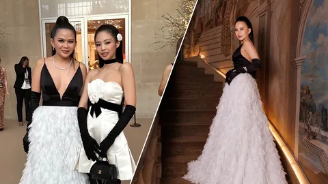 ตะลึงสาวไทยคนเดียว ที่ประกบ เจนนี่ แบล็กพิงก์ ในงาน Met Gala ช่างภาพรุมถ่ายรัวๆ (คลิป)