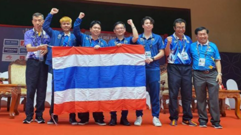 สุดสะใจ 4 หนุ่มไทย คว้าทองแรก ประวัติศาสตร์ "หมากรุกเขมร" ซีเกมส์ 2023