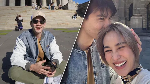 นิว อวยพรวันเกิด นาว ปีนี้ไม่ได้อยู่ด้วยกัน หยอดหวานคิดถึงทุกลมหายใจ (คลิป)