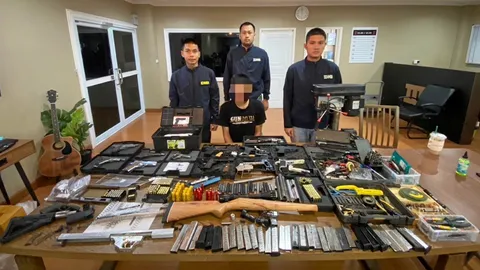 รวบ 2 เจ้าของอู่ซ่อมรถ ดัดแปลงขายปืนเถื่อน