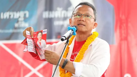 เลือกตั้ง 66 : "สมศักดิ์" ขอชาวสุโขทัย เลือก เพื่อไทยแลนด์สไลด์ยกจังหวัด