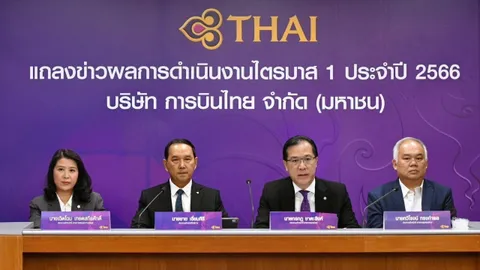 การบินไทยโชว์กำไร 1.2 หมื่นล้านบาท ชงแผนควบรวมปิดตำนาน "ไทยสมายล์" สิ้นปี 2566
