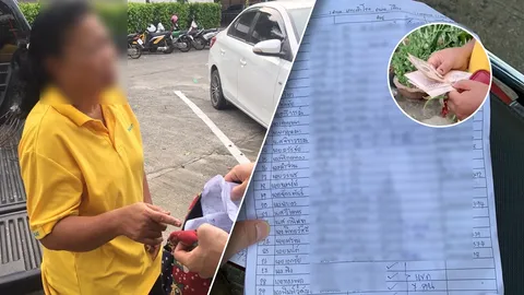 เลือกตั้ง 2566 : จับ อสม. แจกเงินซื้อเสียง ส.ส.พรรคดัง โพยรายชื่อชาวบ้าน 28 แผ่น (คลิป)