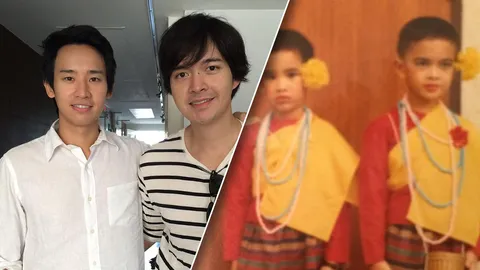 แหนม รณเดช เปิดภาพวันวานวัยเด็กคู่ ทิม พิธา แฟนๆ แห่แซวรูปแกงมาก