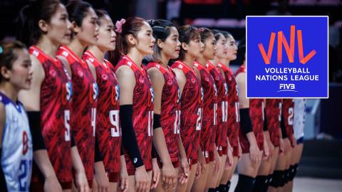 โปรแกรม "วอลเลย์บอลหญิงทีมชาติไทย" เนชันส์ลีก 2023 สัปดาห์ที่ 2