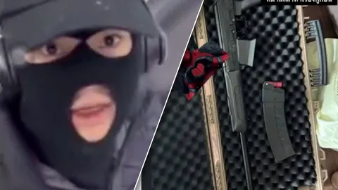 ไม่สลดหนุ่มขับเบนซ์หัวร้อน ขู่ยิงคู่กรณี โซเชียลขุดคลิปแฉพกปืนเข้า รพ.