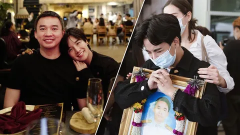 สุดเศร้า ลุกซ์ น้องใบเตย ร้องไห้แทบขาดใจ ส่งร่างแฟนหนุ่มทำพิธีศาสนา 