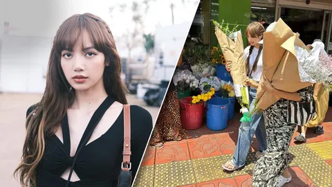 โมเมนต์น่ารัก ลิซ่า BLACKPINK ช่วยแม่ถือของหลังไปเดินปากคลองตลาด (คลิป)