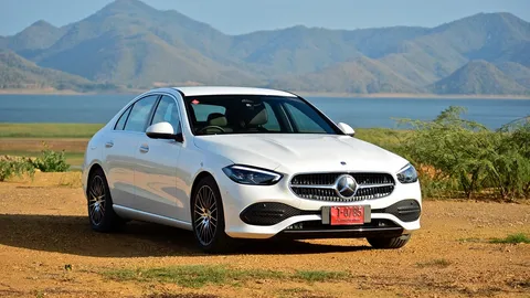 ถังเดียวเที่ยว 700 กม. ทดสอบ MERCEDES-BENZ C220d AVANTGARDE W206 