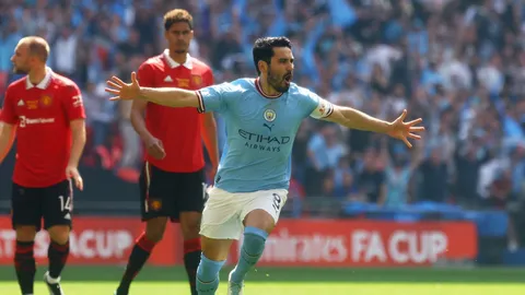 ล่าทริปเปิลแชมป์ กุนโดกันเบิ้ล "แมนฯซิตี้" เชือด "แมนยูฯ" 2-1 ผงาดคว้าแชมป์ "FA CUP"