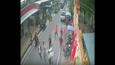 "บุญบั้งไฟเดือด" โจ๋ต่างถิ่นไล่ยิงอริ เสียงปืนลั่นวัด เจ็บ 2 ตาย 1 (คลิป)