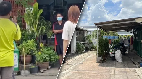 หวิดวางมวย ศึกเพื่อนบ้านทำที่จอดรถกลางถนน เทศบาลเมืองบางคูรัด เตรียมลงตรวจ (คลิป)