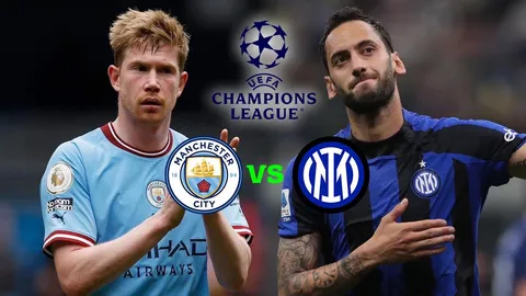 วิเคราะห์บอล ยูฟ่า แชมเปียนส์ลีก นัดชิงฯ "แมนฯ ซิตี้" VS "อินเตอร์ฯ" คาด 11 ตัวจริง ฟันธงผลแข่ง