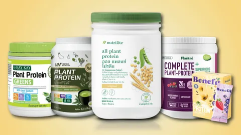10 เวย์โปรตีน โปรตีนจากพืช Plant Based Protein ยี่ห้อไหนดี